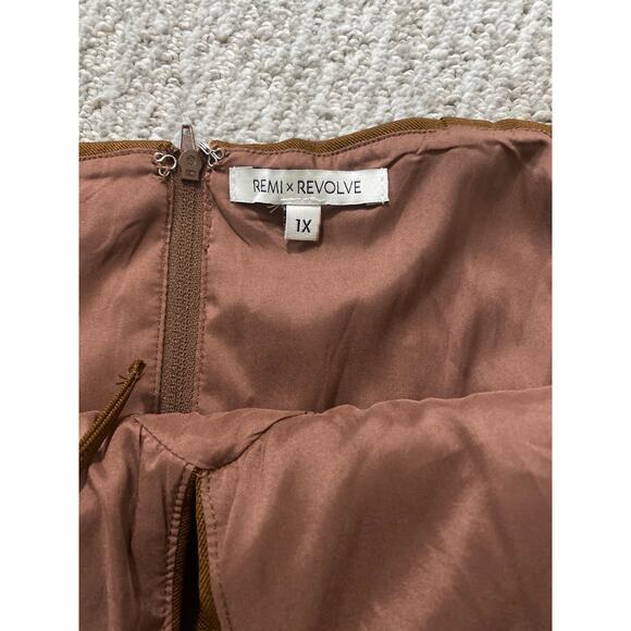 Remi x Revolve corset bustier women’s size XL brown - Picture 4 of 6